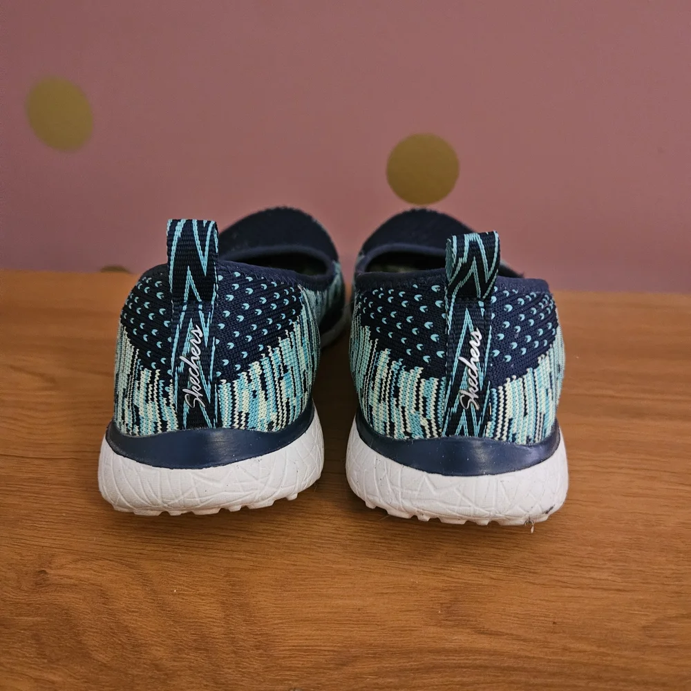 Skechers Air-Cooled Memory Foam Slip-On with Multicolor Camouflage Insole - Picture 3 of 8